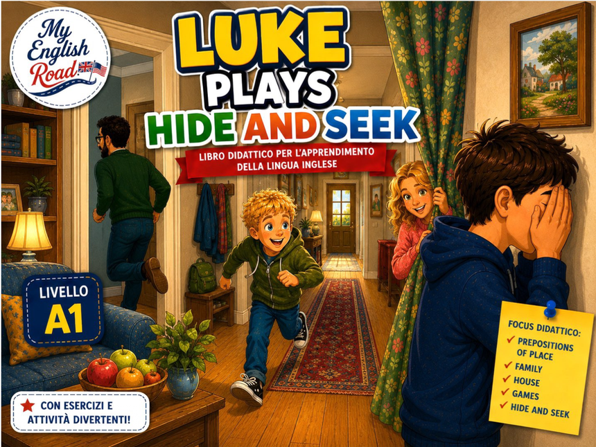 Copertina di Luke Plays Hide and Seek — livello A1