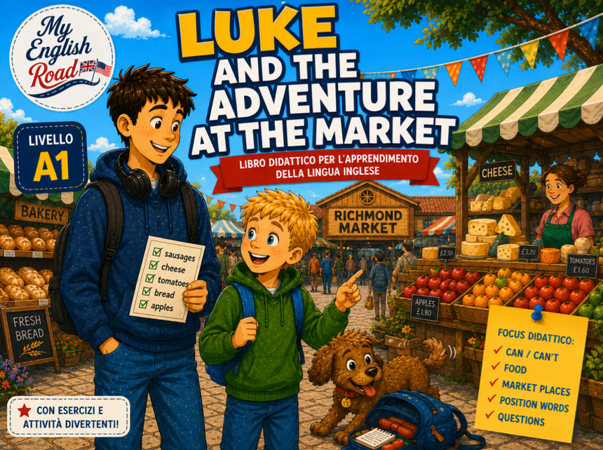 Copertina di Luke and the Adventure at the Market — livello A1