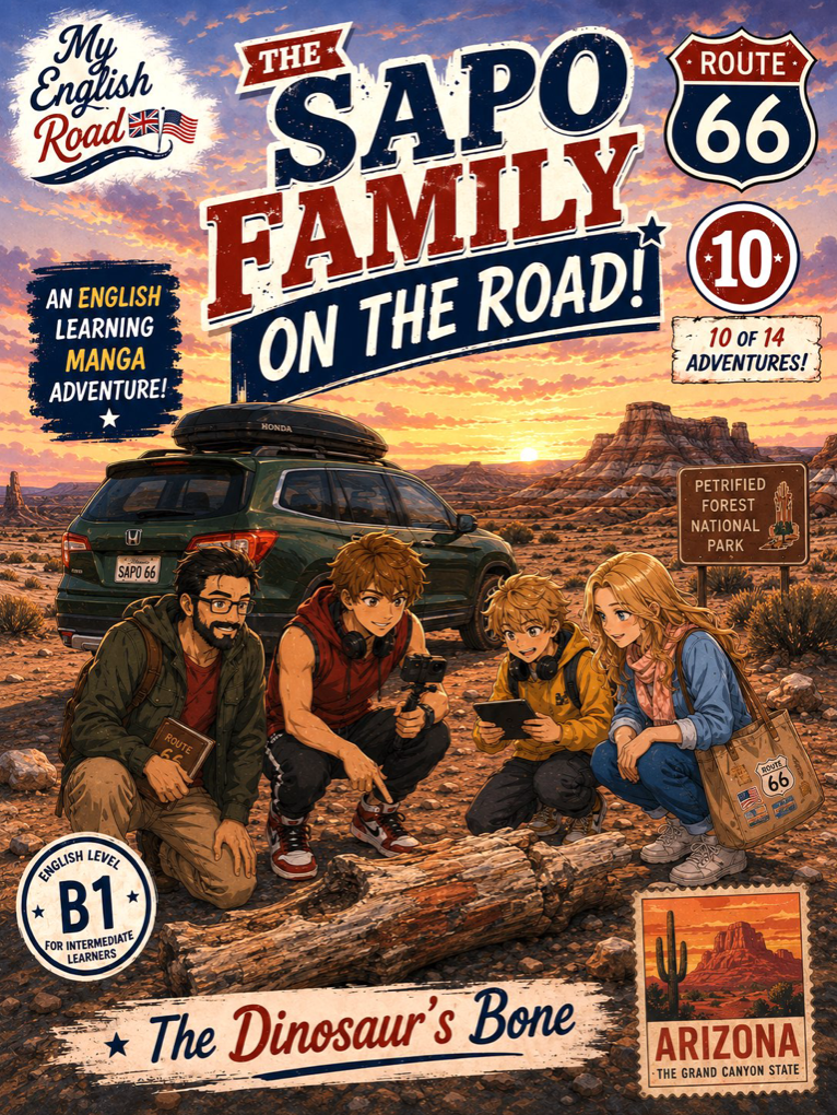 Copertina dell'episodio 10 — The Dinosaur's Bone, Petrified Forest (B1)