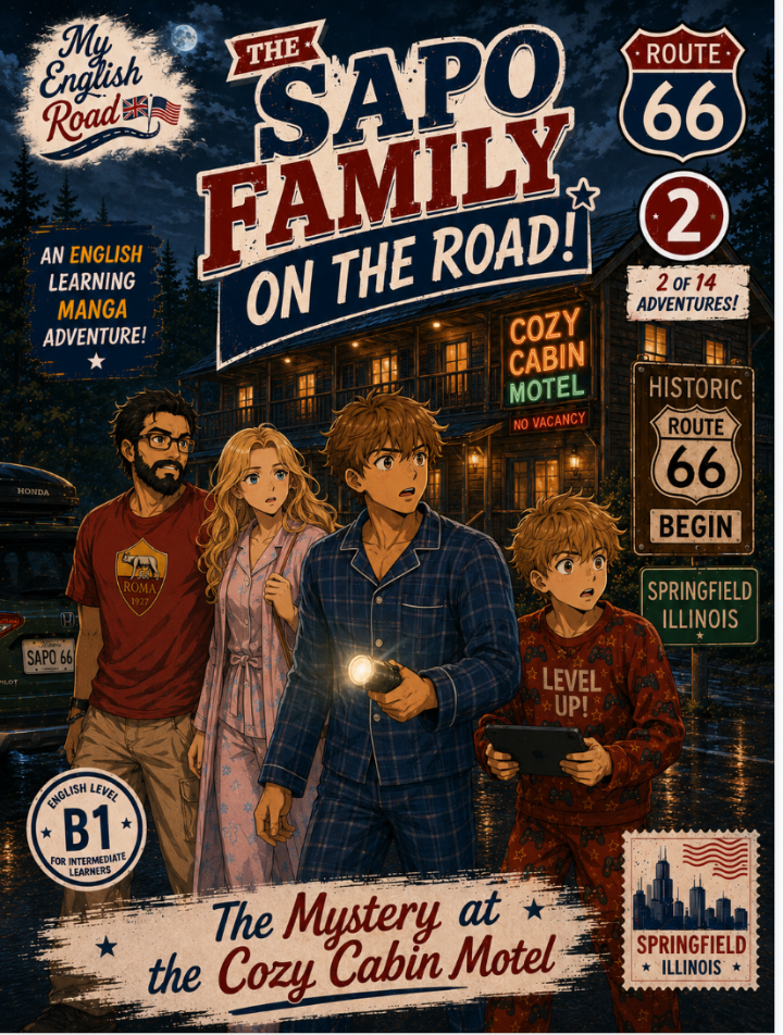 Copertina dell'episodio 2 — The Mystery at the Cozy Cabin Motel, Springfield (B1)