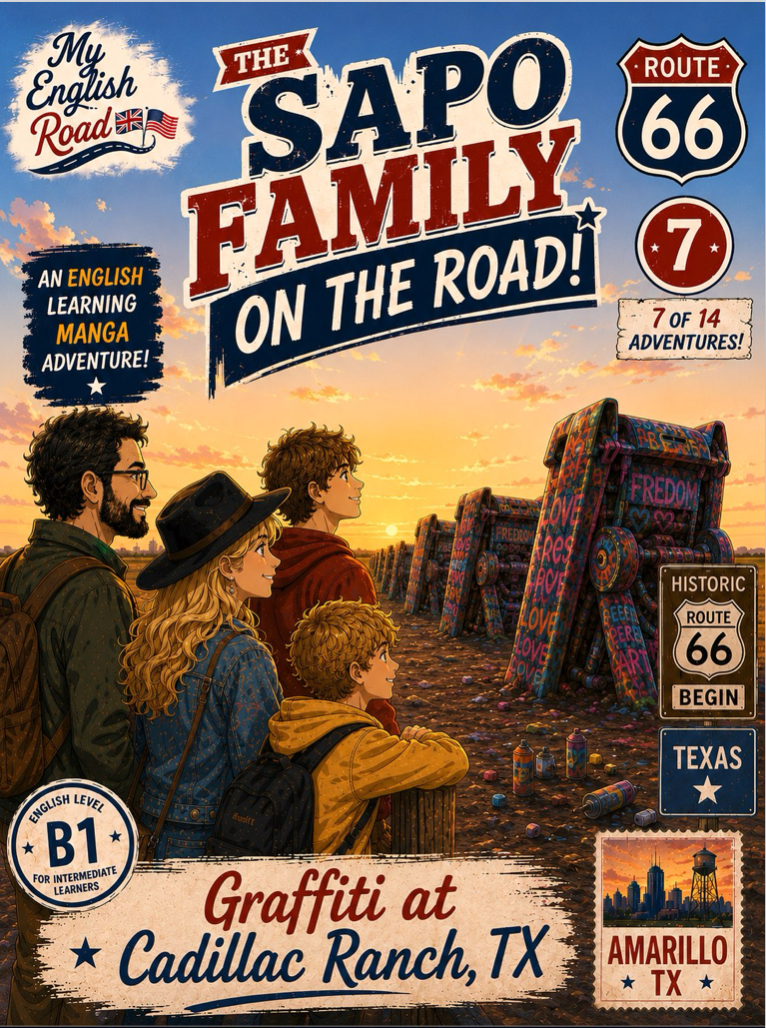 Copertina dell'episodio 7 — Graffiti at Cadillac Ranch, Amarillo (B1)